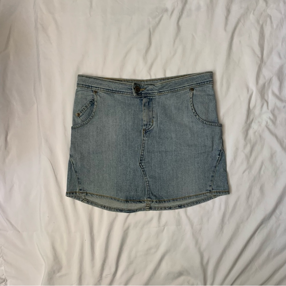 Vintage Lee Denim Mini Skirt